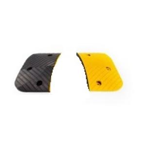 SB02 75mm Height Rubber Speed Bump End Cap